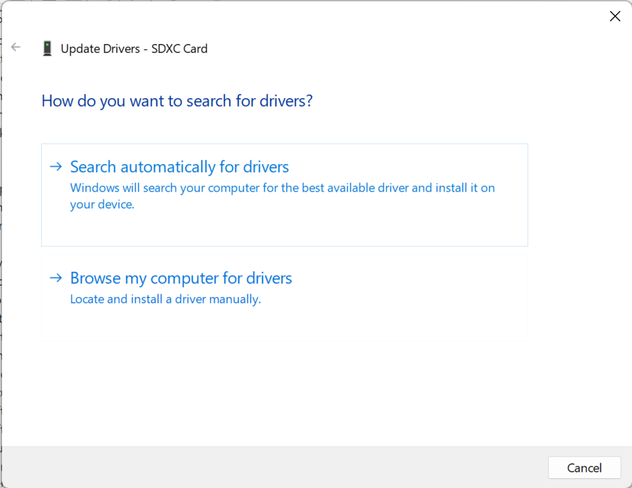Update Drivers