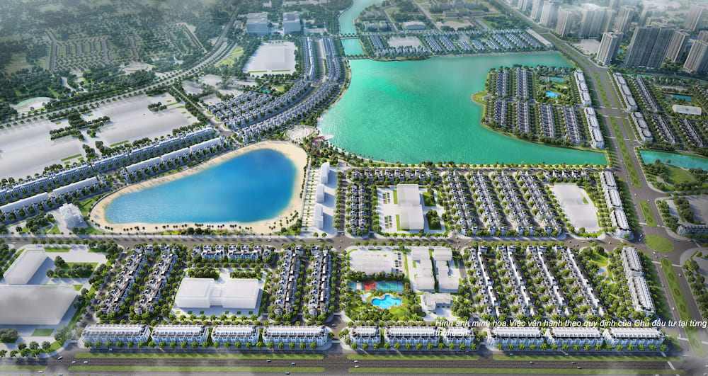 Vinhomes Ocean Park Villas for rent in Hai Au subdivision