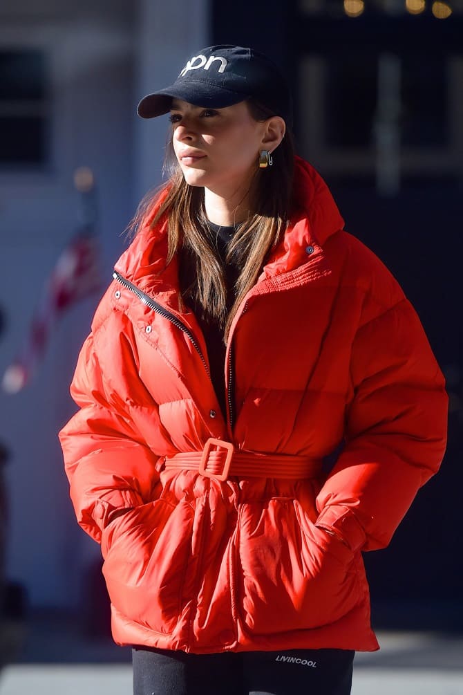 What hat to wear with a down jacket: trendy combinations for the cold season 2021-2022 13