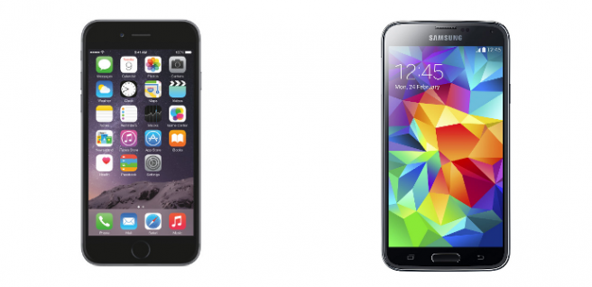 Phone 6 vs Galaxy S5