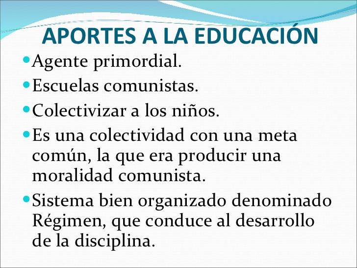Resultado de imagen para Aportes pedagógicos de Anton Makarenko,