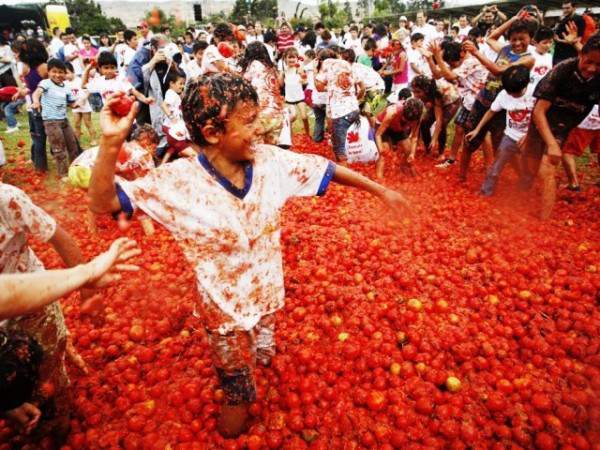 Image result for spanish tomato festival for kids