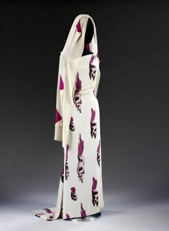 tears dress schiaparelli