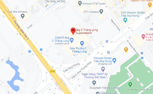 Địa điểm đón/trả khách tại Hà Nội