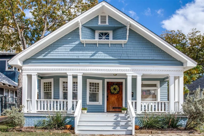 House in Fairmount neighborhood of Fort Worth, TX