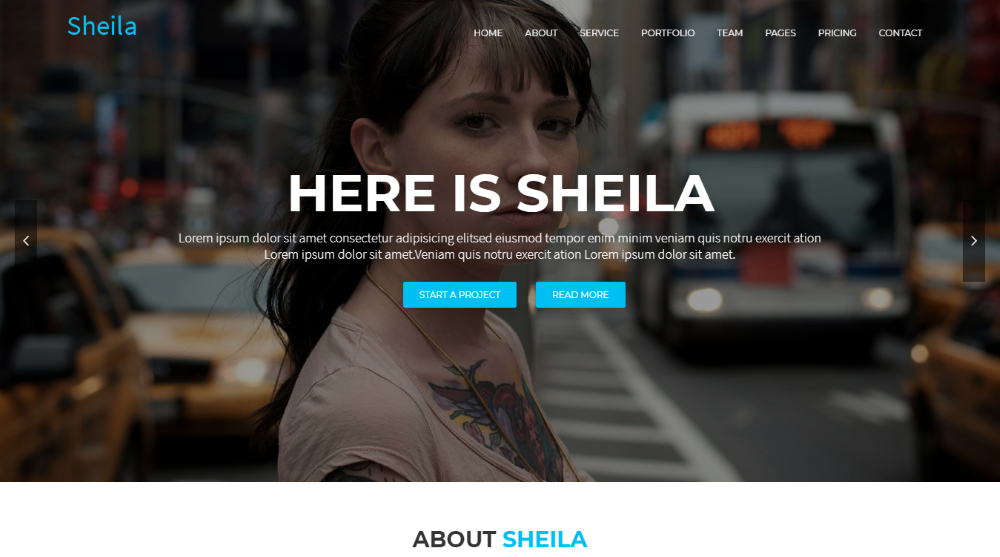 Tema WordPress Sheila Material Design Agency