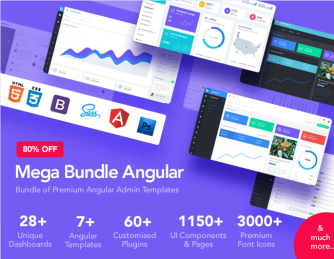 WrapPixel Angular Mega Bundle