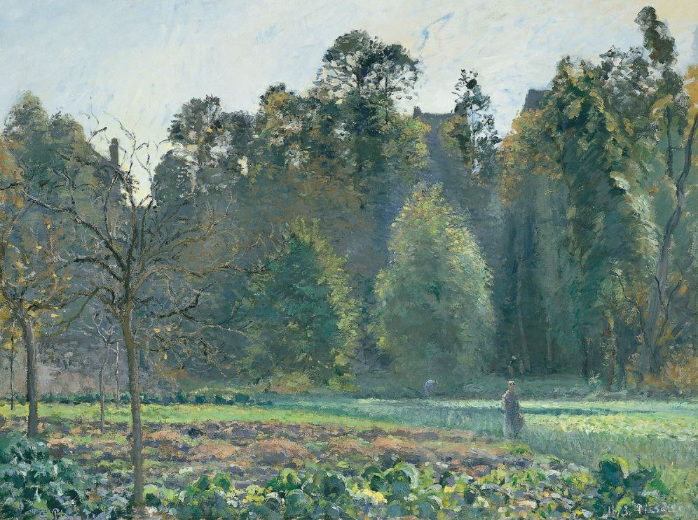 The Cabbage Field, Pontoise” (1873)