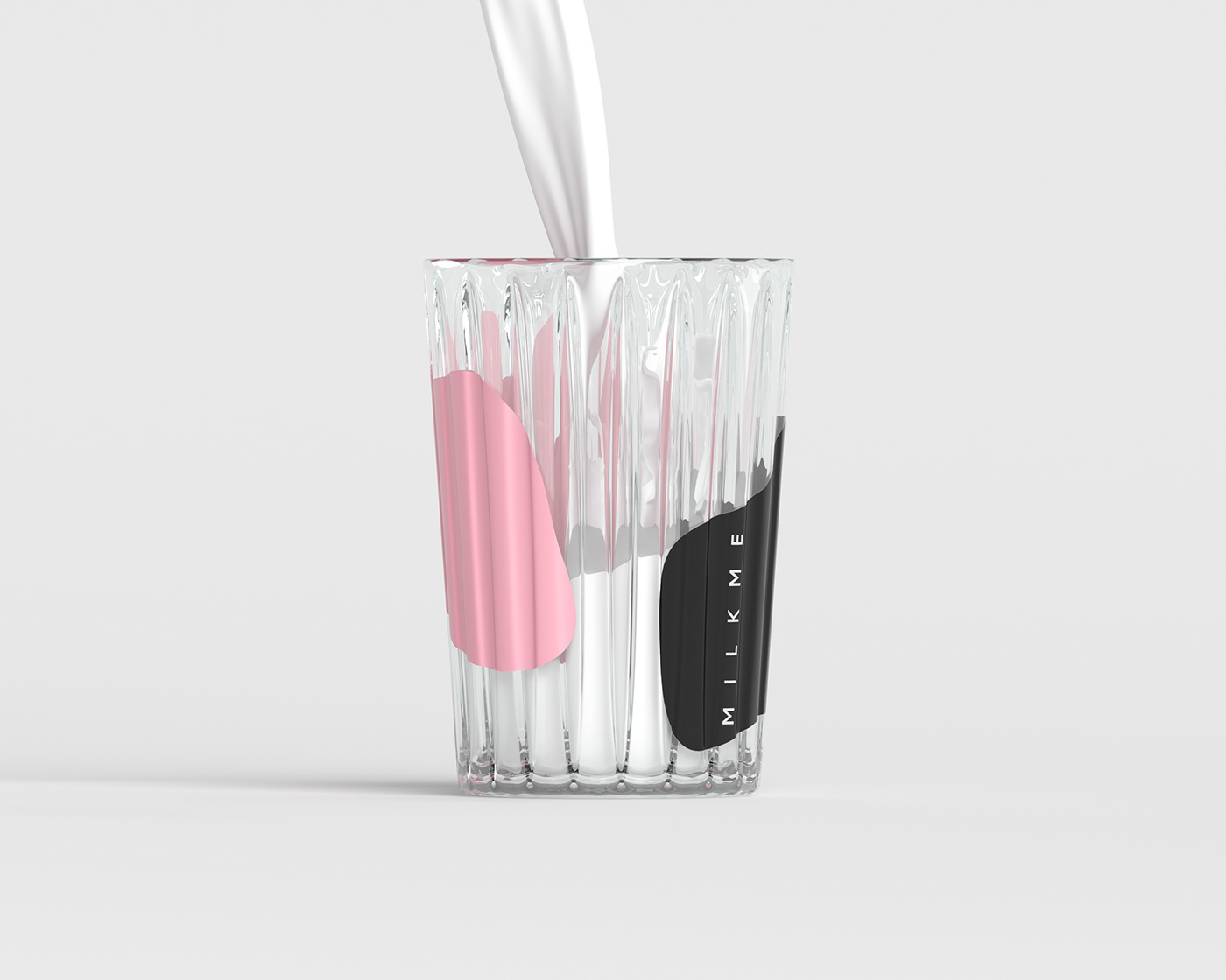 branding  color colour design dimension milk minimal Packaging product