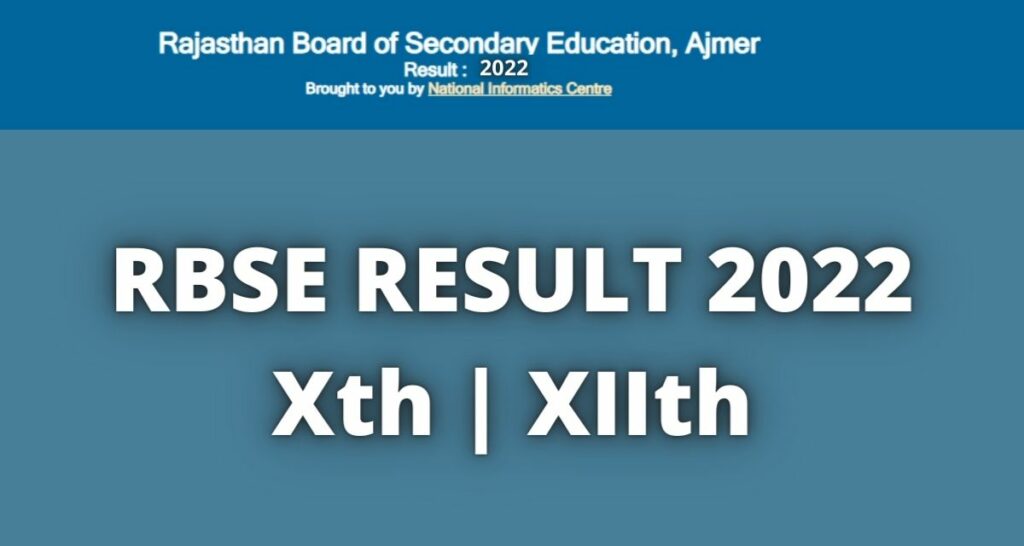 RBSE Class 10 12 Result 2022