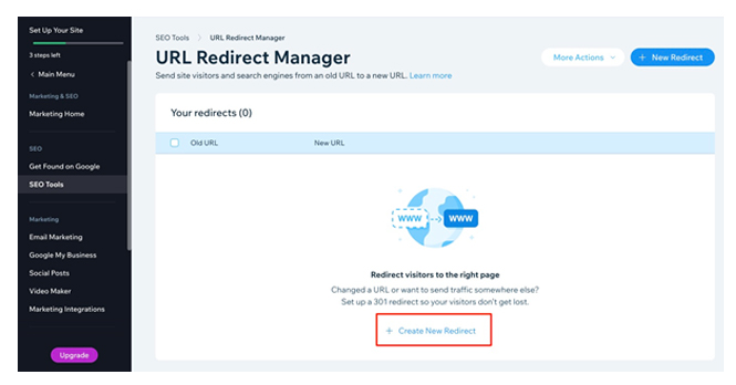  URL Redirect Manager