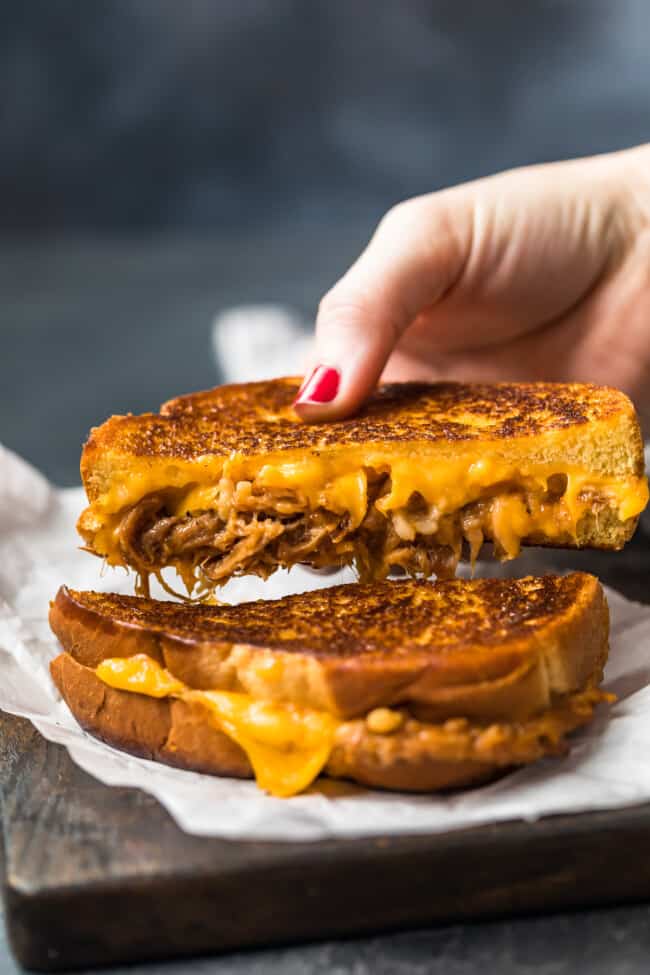 Pulled Pork With Cheddar Cheese
