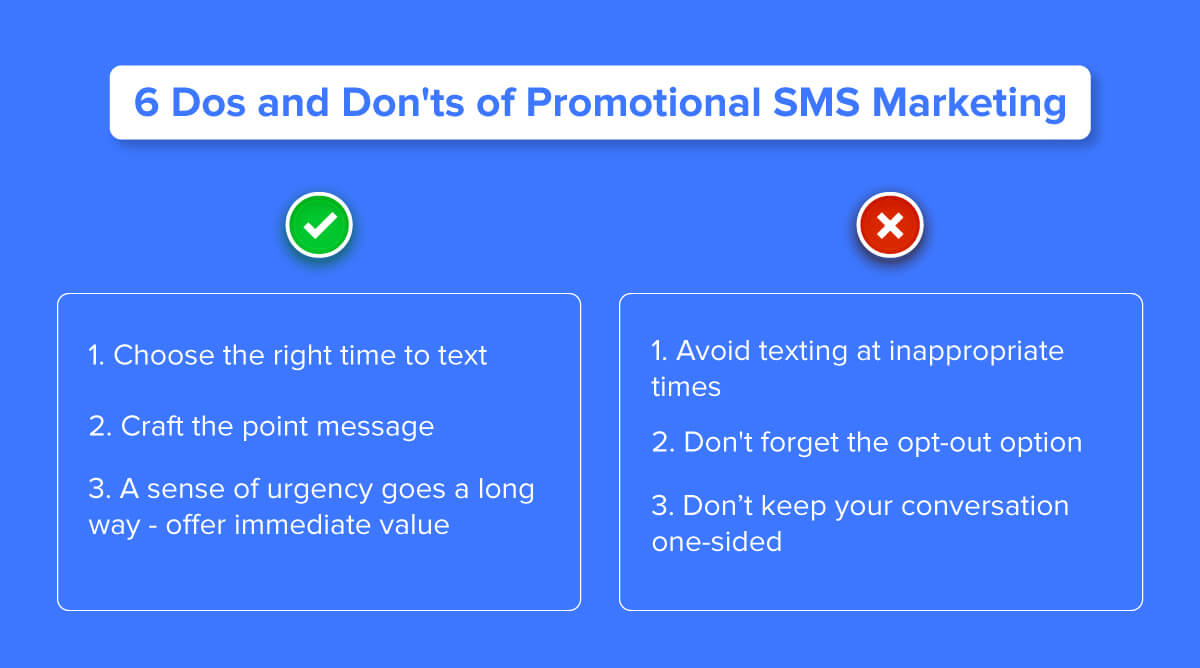Six dos and don’ts of promotional SMS
