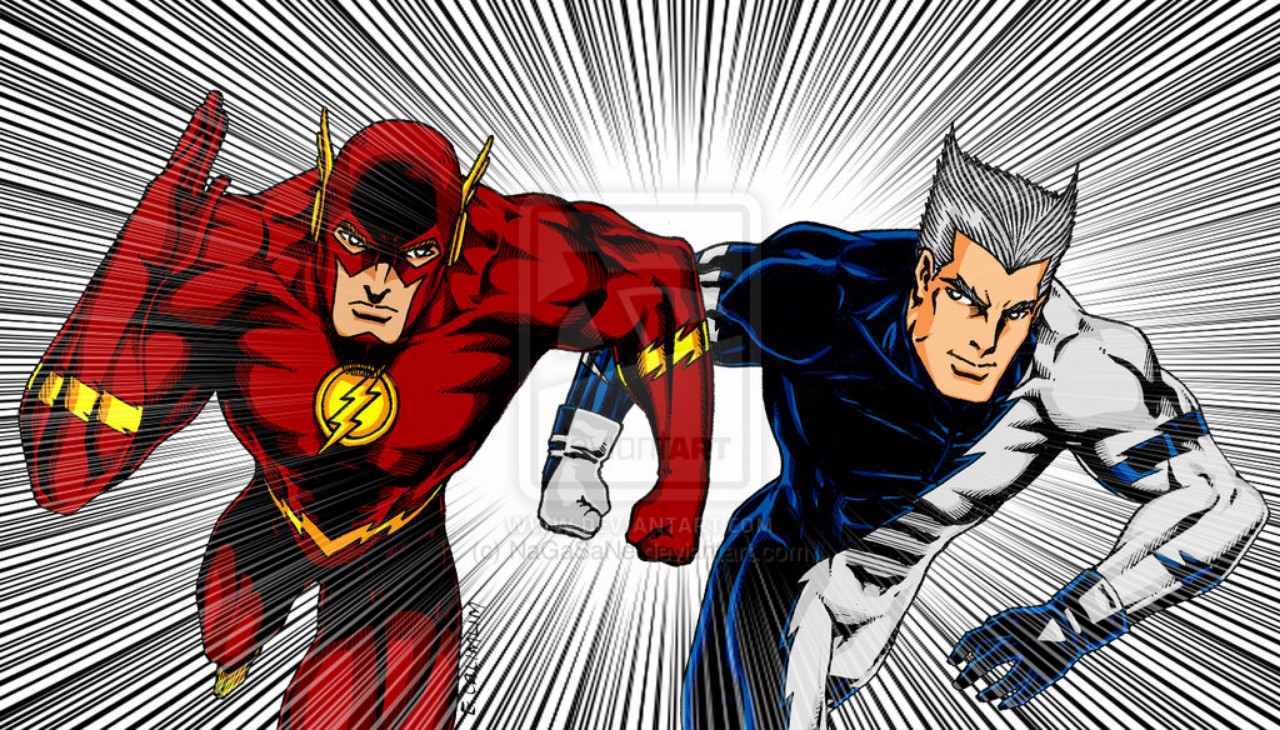 The Flash and Quicksilver - similar DC and Marvel Characters 