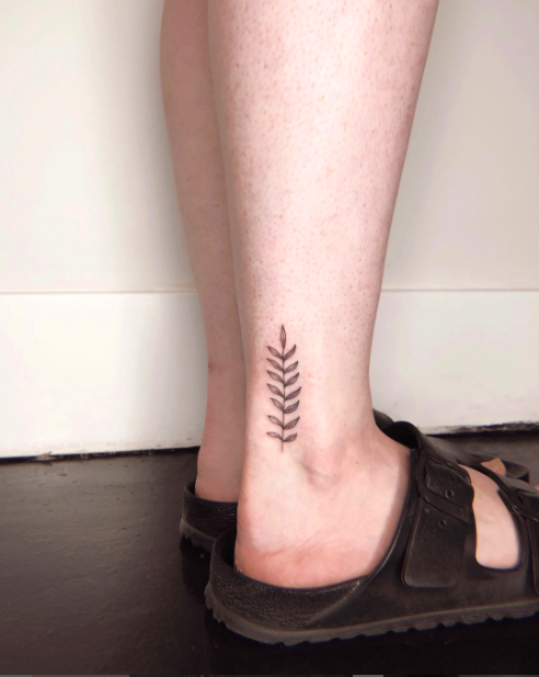 Tiny Botanical Tattoo