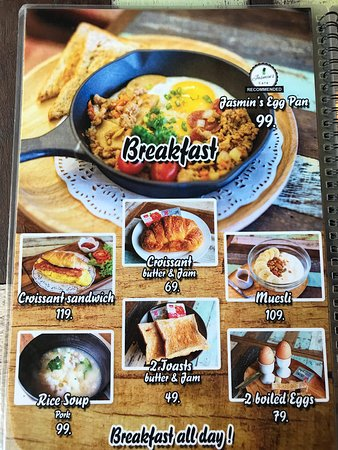 best breakfast in pattaya menu