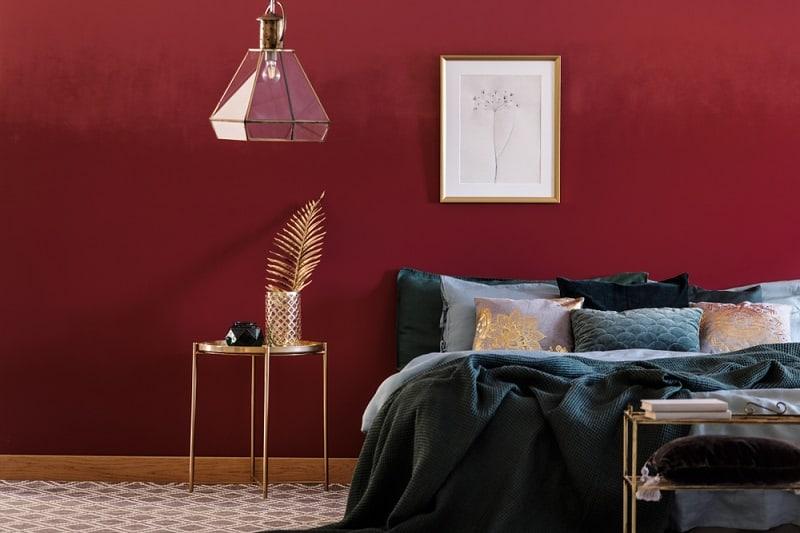 dormitorio rojo