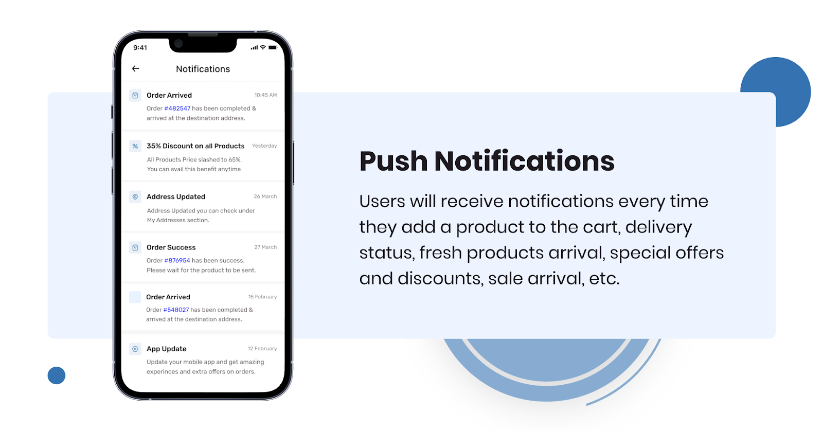 Push notifications