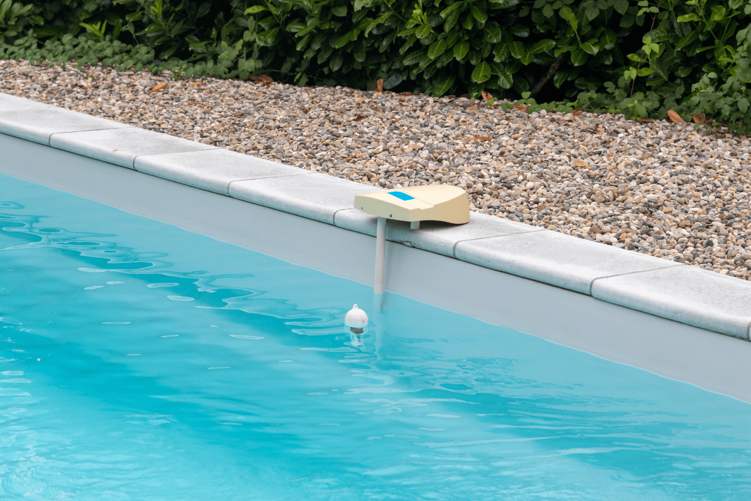 Swimming pool safety alarm installed
