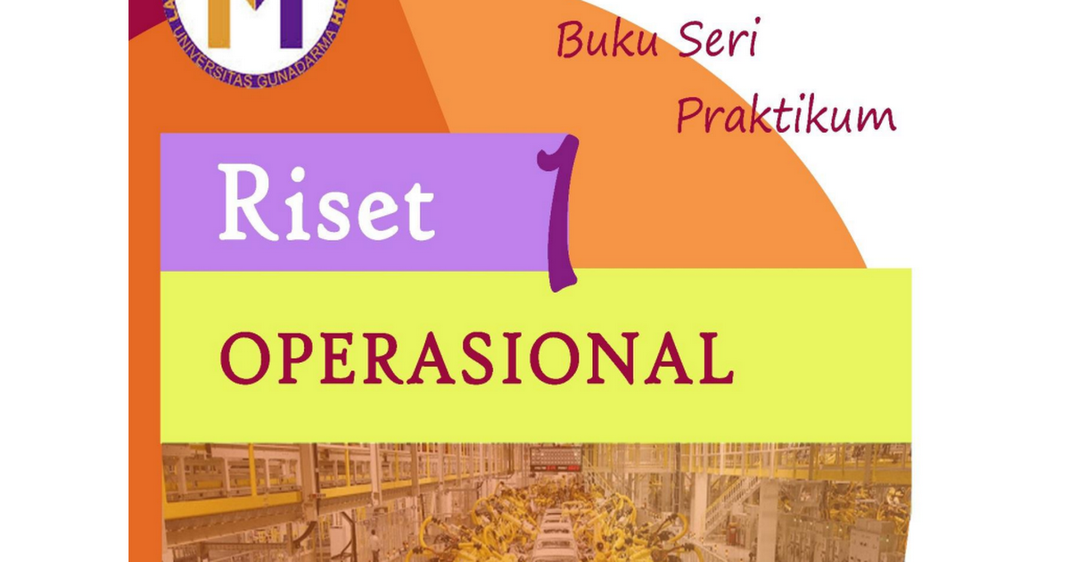 MODUL Riset Operasional 1.pdf - Google Drive