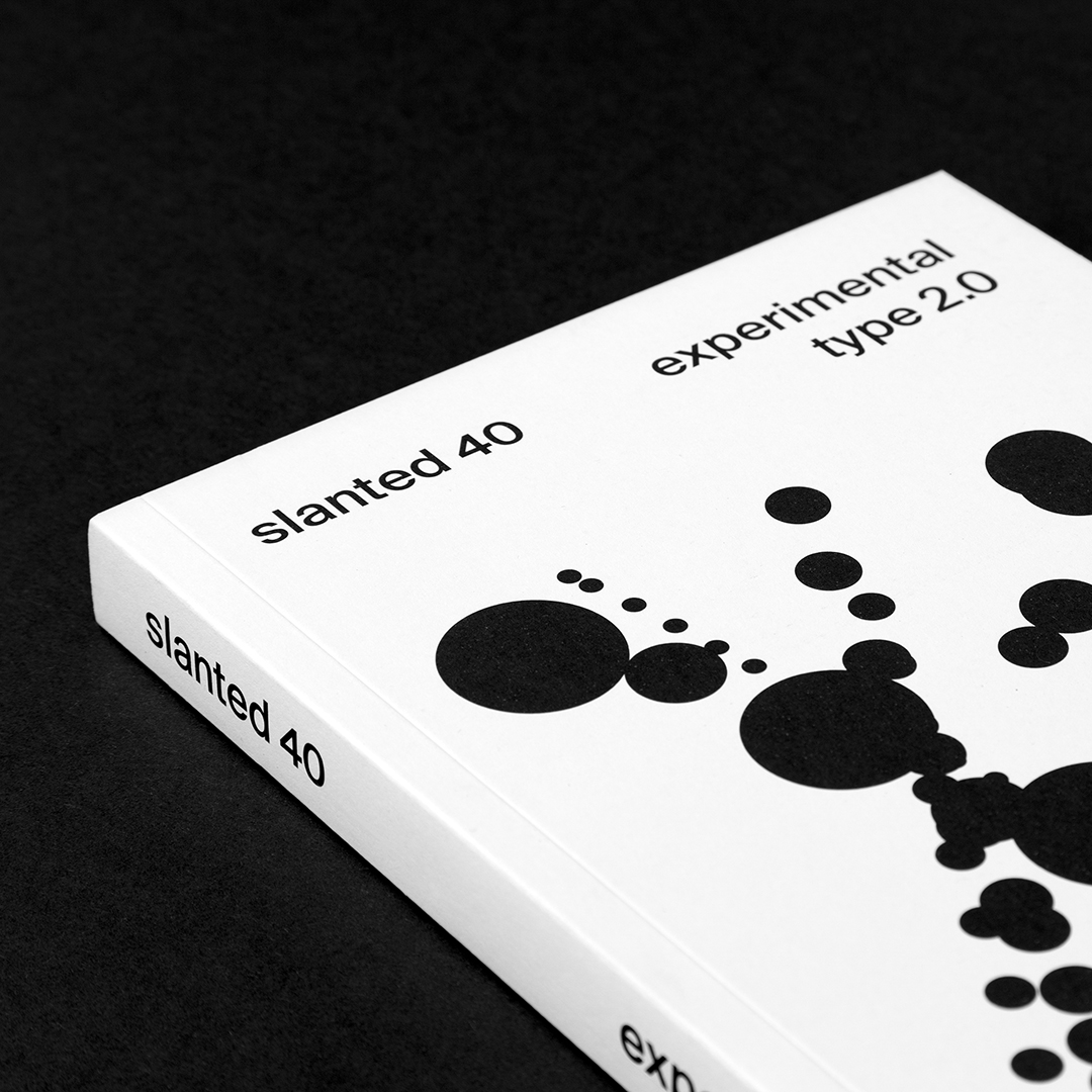 Editorial design and book recommendation - Slanted Magazine #40—Experimental Type 2.0