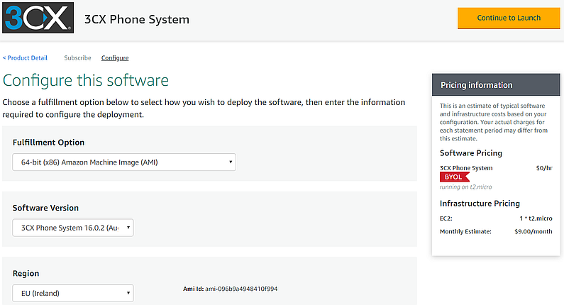 Deploy Your 3cx Pbx Directly On Amazon Aws Marketplace Guide