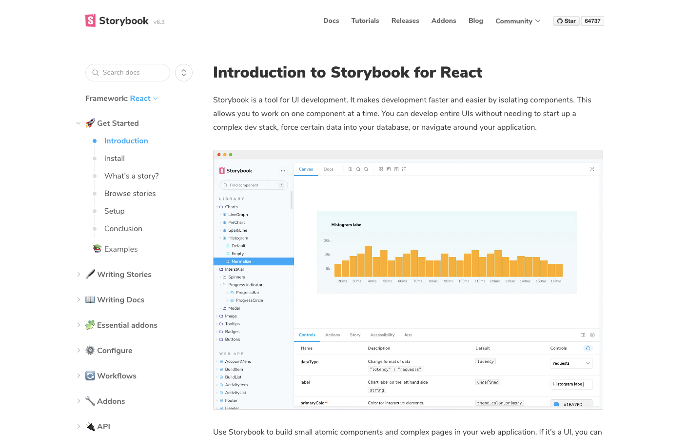 React オープンソースのメリット - Storybook