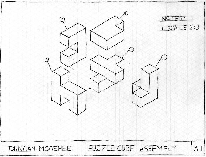 PuzzleCubeAssembly