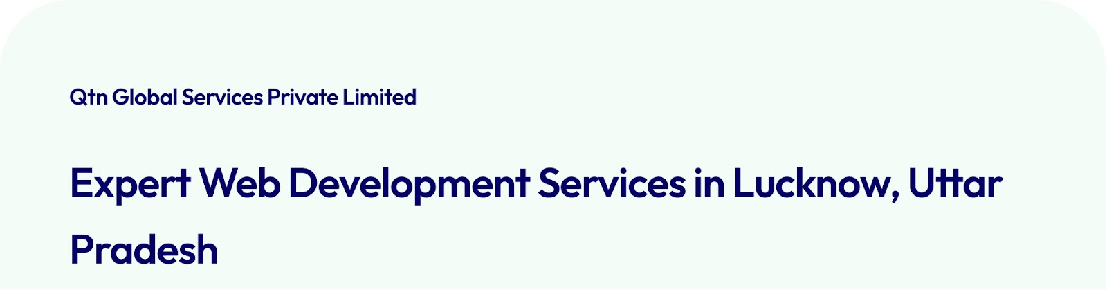 Expert Web Development Services in Lucknow, Uttar Pradesh 