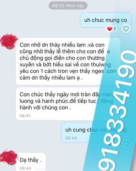 Phản hồi của khách dùng bùa thầy Pá Vi