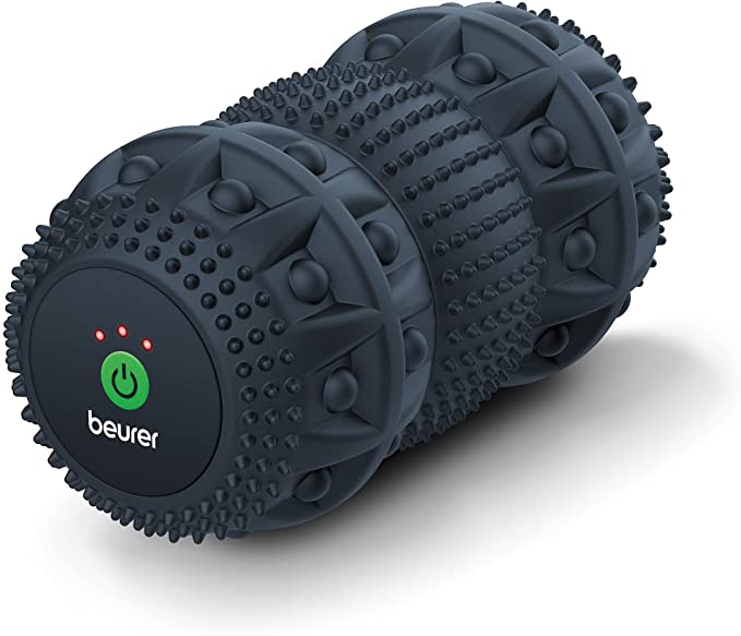 Beurer 3-Speed Vibrating Massage Roller - High-Intensity Deep Tissue Massager for Targeted Muscle Relief, Mobility & Training - Trigger Point Massage Ball, MG35