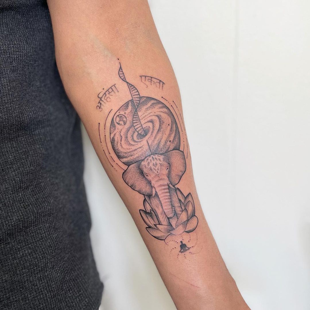 Elephant Wisdom Tattoo
