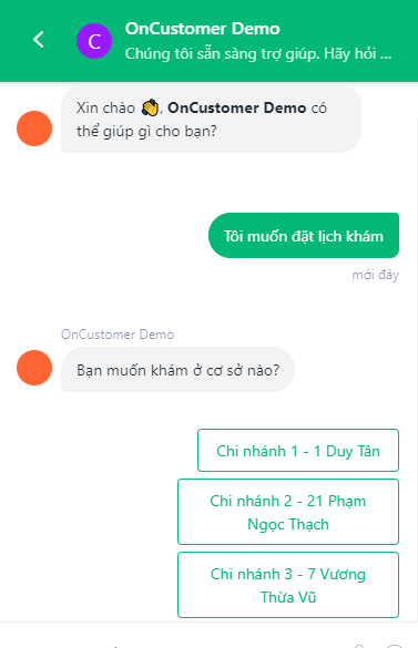 Chatbot OnCustomer