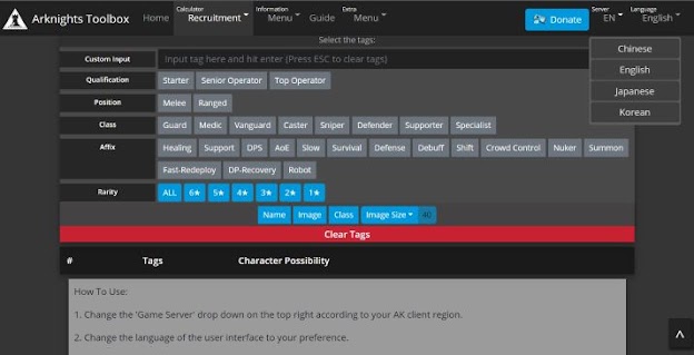Arknights Recruitment Guide