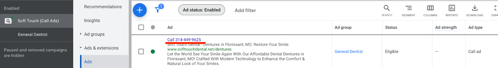 generate leads with Google Ads for dentists