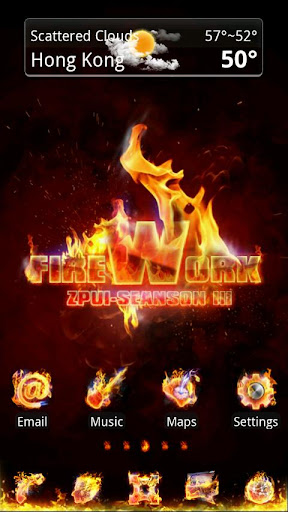 Firework GO launcherEX Theme apk