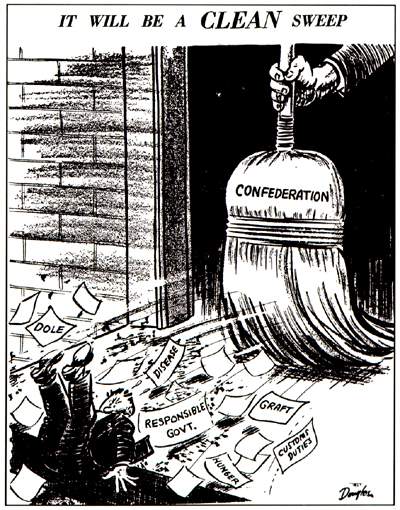 Articles of confederation branches of government cartoon