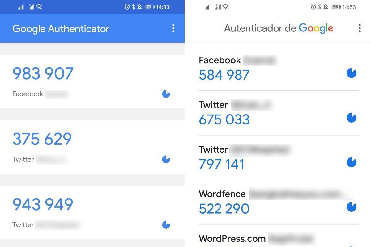 Google Authenticator se renueva con Material Theming y te permite exportar e importar tus cuentas