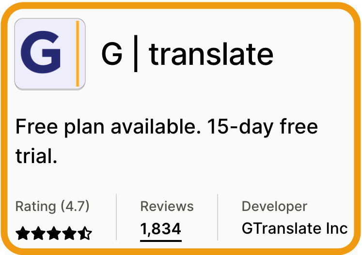 Shopify Translate & Adapt: Ecommerce Translation App