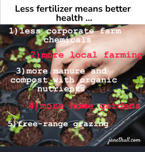 a meme about the benefits of no fertilizers