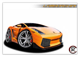 Image result for lamborghini car cartoon