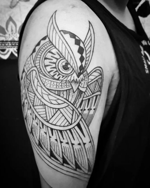  Owl Fijian Tattoo