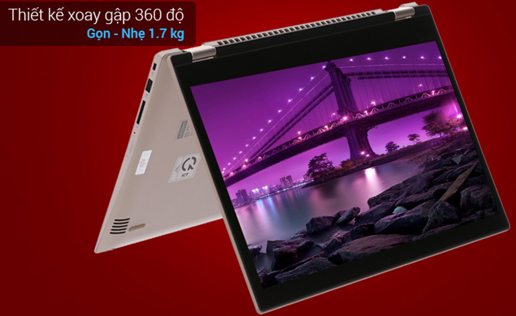 Laptop Lenovo Ideapad Yoga 520-14IKBR 81C80088VN Core i5-8250U/Win10 (14 inch) - Hàng Chính Hãng (Gold)