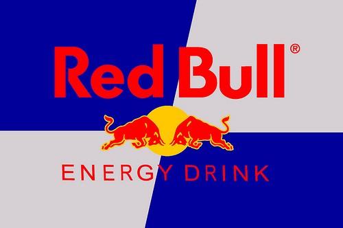 Red Bull logo can