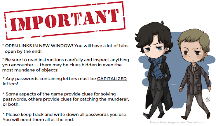 Reminders for game play!
