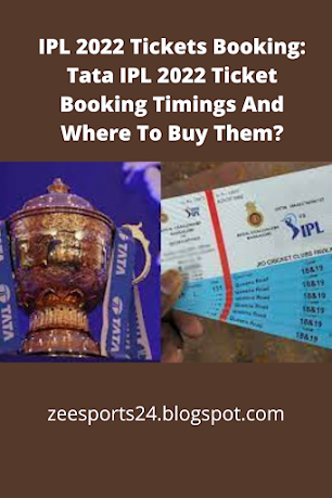 IPL 2022 Tickets Booking: