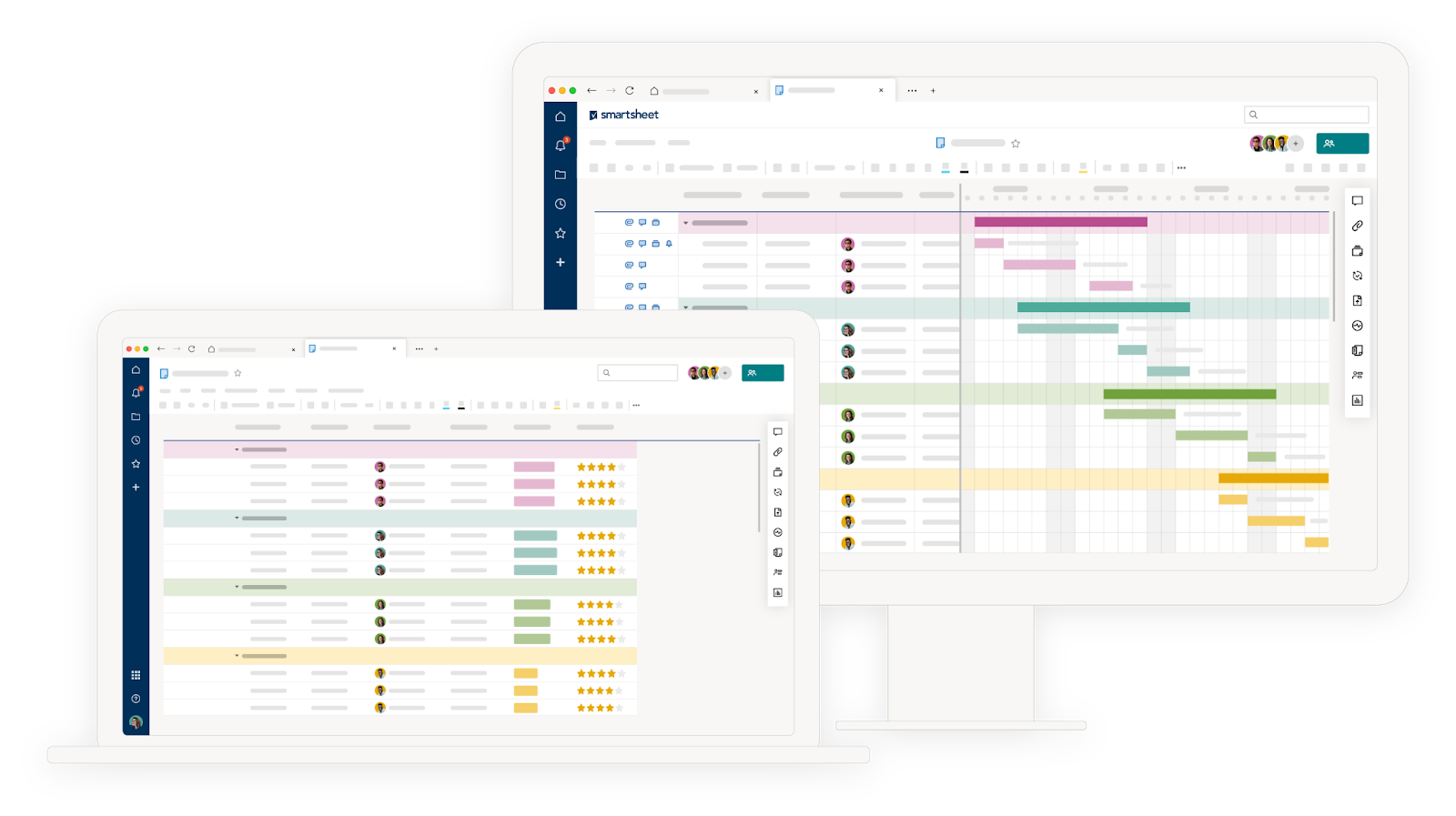 Smartsheet the program management tool screenshot