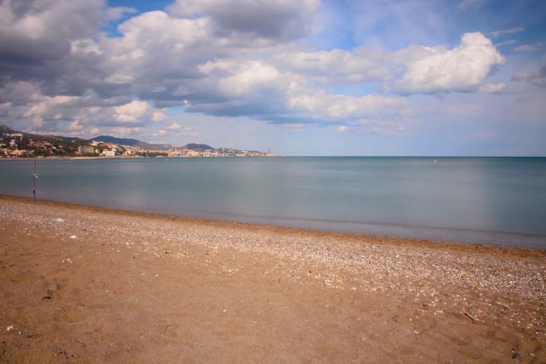 Strand in Málaga