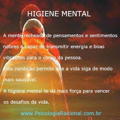 Image result for mensagens espÃ­ritas higiene mental