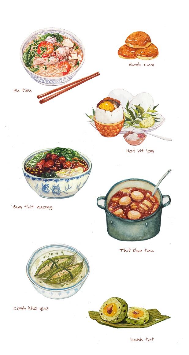 Xem hơn 100 ảnh về hình vẽ món ăn việt nam - NEC